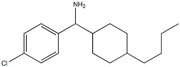 (4-butylcyclohexyl)(4-chlorophenyl)methanamine 구조식 이미지