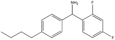 (4-butylphenyl)(2,4-difluorophenyl)methanamine Structure
