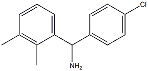 (4-chlorophenyl)(2,3-dimethylphenyl)methanamine 구조식 이미지