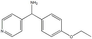 (4-ethoxyphenyl)(pyridin-4-yl)methanamine 구조식 이미지