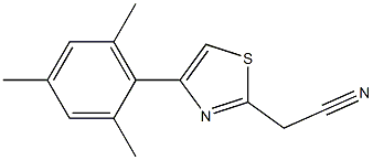 (4-mesityl-1,3-thiazol-2-yl)acetonitrile Structure