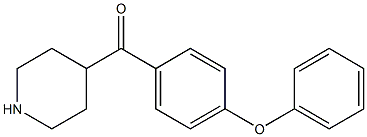 (4-phenoxyphenyl)(piperidin-4-yl)methanone 구조식 이미지
