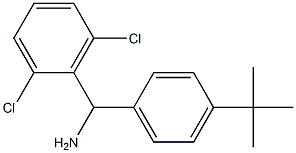 (4-tert-butylphenyl)(2,6-dichlorophenyl)methanamine 구조식 이미지