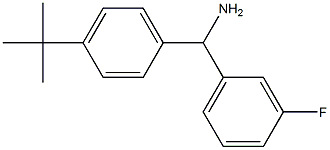 (4-tert-butylphenyl)(3-fluorophenyl)methanamine 구조식 이미지