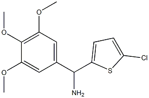 (5-chlorothiophen-2-yl)(3,4,5-trimethoxyphenyl)methanamine 구조식 이미지