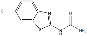 (6-chloro-1,3-benzothiazol-2-yl)urea 구조식 이미지