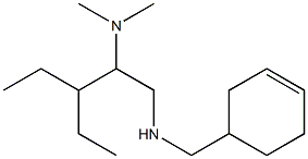 (cyclohex-3-en-1-ylmethyl)[2-(dimethylamino)-3-ethylpentyl]amine 구조식 이미지