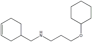 (cyclohex-3-en-1-ylmethyl)[3-(cyclohexyloxy)propyl]amine 구조식 이미지