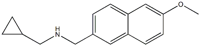 (cyclopropylmethyl)[(6-methoxynaphthalen-2-yl)methyl]amine 구조식 이미지