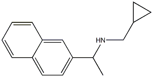 (cyclopropylmethyl)[1-(naphthalen-2-yl)ethyl]amine 구조식 이미지