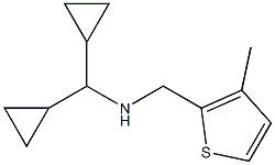 (dicyclopropylmethyl)[(3-methylthiophen-2-yl)methyl]amine Structure