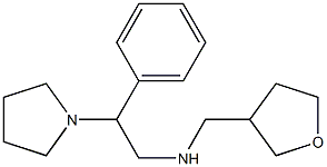 (oxolan-3-ylmethyl)[2-phenyl-2-(pyrrolidin-1-yl)ethyl]amine 구조식 이미지