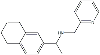 (pyridin-2-ylmethyl)[1-(5,6,7,8-tetrahydronaphthalen-2-yl)ethyl]amine Structure