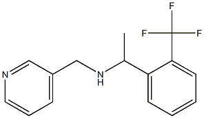 (pyridin-3-ylmethyl)({1-[2-(trifluoromethyl)phenyl]ethyl})amine Structure