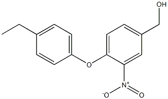 [4-(4-ethylphenoxy)-3-nitrophenyl]methanol 구조식 이미지