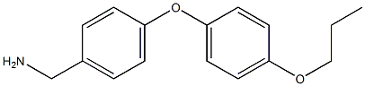 [4-(4-propoxyphenoxy)phenyl]methanamine Structure