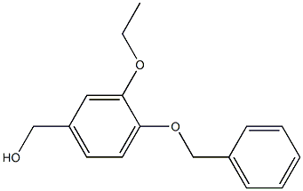 [4-(benzyloxy)-3-ethoxyphenyl]methanol Structure