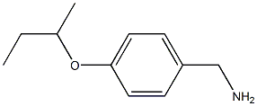 [4-(butan-2-yloxy)phenyl]methanamine Structure