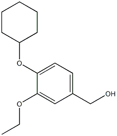 [4-(cyclohexyloxy)-3-ethoxyphenyl]methanol Structure