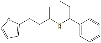 [4-(furan-2-yl)butan-2-yl](1-phenylpropyl)amine Structure