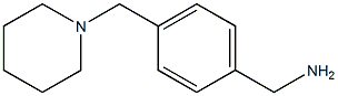 [4-(piperidin-1-ylmethyl)phenyl]methanamine Structure