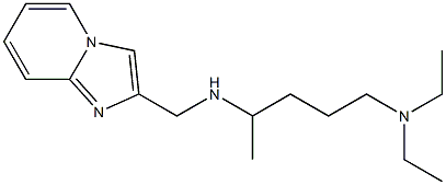 [5-(diethylamino)pentan-2-yl]({imidazo[1,2-a]pyridin-2-ylmethyl})amine 구조식 이미지
