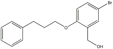 [5-bromo-2-(3-phenylpropoxy)phenyl]methanol 구조식 이미지