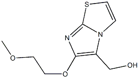 [6-(2-methoxyethoxy)imidazo[2,1-b][1,3]thiazol-5-yl]methanol 구조식 이미지