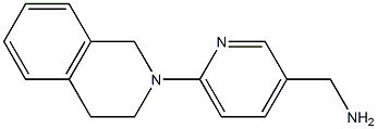 [6-(3,4-dihydroisoquinolin-2(1H)-yl)pyridin-3-yl]methylamine Structure