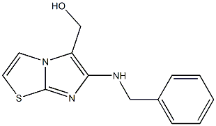 [6-(benzylamino)imidazo[2,1-b][1,3]thiazol-5-yl]methanol 구조식 이미지