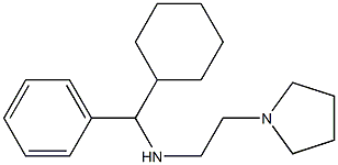 [cyclohexyl(phenyl)methyl][2-(pyrrolidin-1-yl)ethyl]amine Structure
