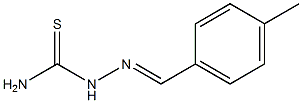 {[(4-methylphenyl)methylidene]amino}thiourea 구조식 이미지