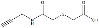 {[2-oxo-2-(prop-2-ynylamino)ethyl]thio}acetic acid 구조식 이미지