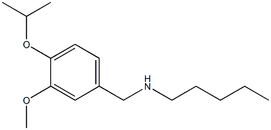 {[3-methoxy-4-(propan-2-yloxy)phenyl]methyl}(pentyl)amine 구조식 이미지