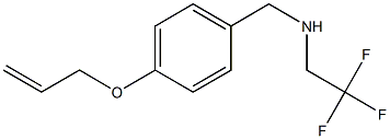 {[4-(prop-2-en-1-yloxy)phenyl]methyl}(2,2,2-trifluoroethyl)amine Structure