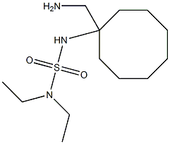 {1-[(diethylsulfamoyl)amino]cyclooctyl}methanamine Structure