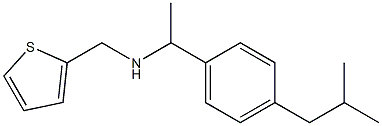{1-[4-(2-methylpropyl)phenyl]ethyl}(thiophen-2-ylmethyl)amine Structure