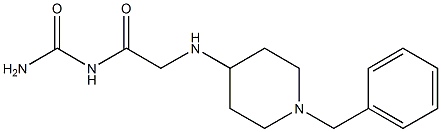 {2-[(1-benzylpiperidin-4-yl)amino]acetyl}urea Structure