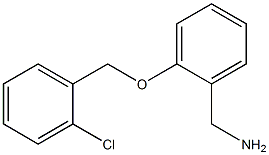 {2-[(2-chlorophenyl)methoxy]phenyl}methanamine Structure