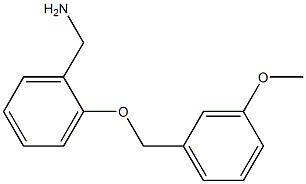 {2-[(3-methoxyphenyl)methoxy]phenyl}methanamine 구조식 이미지