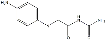 {2-[(4-aminophenyl)(methyl)amino]acetyl}urea 구조식 이미지