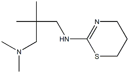 {2-[(5,6-dihydro-4H-1,3-thiazin-2-ylamino)methyl]-2-methylpropyl}dimethylamine Structure