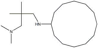 {2-[(cyclododecylamino)methyl]-2-methylpropyl}dimethylamine 구조식 이미지