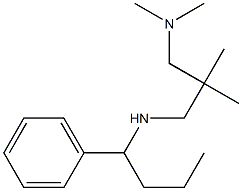 {2-[(dimethylamino)methyl]-2-methylpropyl}(1-phenylbutyl)amine 구조식 이미지