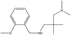 {2-[(dimethylamino)methyl]-2-methylpropyl}[(2-methoxyphenyl)methyl]amine 구조식 이미지