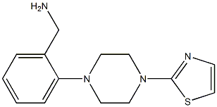 {2-[4-(1,3-thiazol-2-yl)piperazin-1-yl]phenyl}methanamine Structure