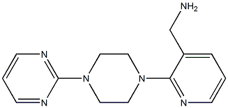 {2-[4-(pyrimidin-2-yl)piperazin-1-yl]pyridin-3-yl}methanamine 구조식 이미지