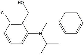 {2-[benzyl(propan-2-yl)amino]-6-chlorophenyl}methanol Structure