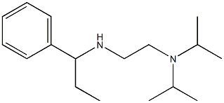 {2-[bis(propan-2-yl)amino]ethyl}(1-phenylpropyl)amine Structure
