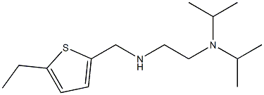 {2-[bis(propan-2-yl)amino]ethyl}[(5-ethylthiophen-2-yl)methyl]amine 구조식 이미지